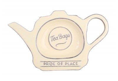 Pride of Place Tea Bag Tidy OLD CREAM (L165 x W98mm / 6.4 x 3.8")